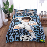 Kapitonas Tsubasa Antklodės užvalkalų rinkinys Karali&scaron;ko, Karali&scaron;kojo, Dvigubo, Pilno, Viengulio dydžio patalynės rinkinys EU single(135x200cm)