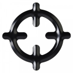 Black Gas Stove Ring Stable Trivet Grates Kitchen Cookware Parts Burner Range Reducer outdoor
