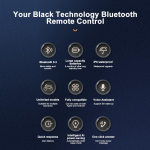 Vairo nuotolinio valdymo pultas, skirtas motociklo &scaron;almo ausinėms ausinėms IP6 Bluetooth 5.3 belaidis telefono valdiklis, skirtas iPhone Android CHINA