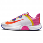 Naomi Osaka x NikeCourt Air Zoom GP Turbo Balti Hyper Pink Moteri&scaron;ki sportbačiai Opti-Yellow Hyper-Crimson DX8853-101 35.5