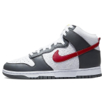 Nike Dunk High Reljefiniai Hoops - Geležies Pilkumo Sporto Raudonumo Vyri&scaron;ki Sportbačiai Opti-Geltonumo Baltumo FD0668-001 43