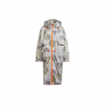 Adidas X Stella McCartney Sportinis Ilgas Parkas Su Gėlių Ra&scaron;tu Moterims Vir&scaron;utinis Drabužis Mica-Pink IN3635 S