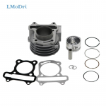 LMoDri motociklo cilindrų komplektai Motorolerio mopedas GY6 variklio cilindrų komplektas stūmoklio žiedo tarpiklių mazgas, skirtas GY6 50cc 60cc 80cc GY6-100cc(50mm)