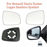Rearview heated Mirror for Renault Dacia Duster Logan Sandero Symbol Right Side Outside Rear View Mirror Glass left