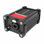 Įžeminimo kilpos izoliacinis transformatorius su įžeminimo ir pakėlimo jungikliu XLR/1/4 6,35 mm TRS garso izoliatoriaus dėžutė Eliminatorius juoda