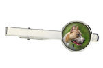 Pit Bull, American Pit Bull Terrier, Pitbull Terrier, APBT - tie clip, ornament, jewelry for an evening outfit by Art-Dog sidabras
