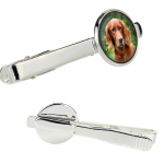 English setter, Lawerack, Laverack - tie clip in a box, stylish tie, personalized jewelry from the Art-Dog brand