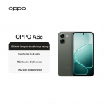 OPPO A6c Patvarus i&scaron;manusis telefonas (CN versija) 6GB+128GB alyvuogių žalios spalvos