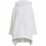 adidas Originals moteri&scaron;kas oversized ilgas džemperis su gobtuvu baltas moteri&scaron;kas GN3099 S