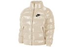 Nike Pūkinė striukė Žieminė Moteri&scaron;ka Ecru CU6713-140 L beige