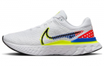 Nike React Infinity Run Flyknit 3 Premium White Volt Racer Blue DX1629-100 41