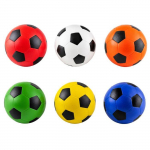 Mini futbolo kamuoliai - SIROCO - 3 vnt. rinkinys - Mink&scaron;tos putos - &Oslash; 10 cm - Daugiaspalviai