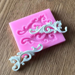 Gėlių silikono 3D reljefas &scaron;okoladinio pyrago fondant formos kra&scaron;tinės dekoravimo forma Header