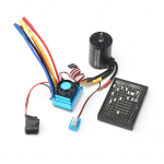 3650 be&scaron;epetėlis variklis 3100KV su 120A be&scaron;epetėliu ESC programavimo kortele 1/8 1/10 RC automobiliui RC laivui 120A įvairiaspalvis