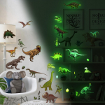 Dinozaurų dekoro sienų lipdukai &Scaron;viečiantys lipdukai PVC Lipnūs
