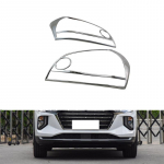 Skirta Hyundai Tucson 2006 2007 2008 2009 2vnt/stal. Automobilio priekinio žibinto dangčio priekinio žibinto rėmo apdaila