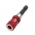 60 mm gipso kartono laikiklio vairuotojo adapterio kotas, raudonas magnetinis varžtų komplektas, &scaron;e&scaron;iakampis 1/4