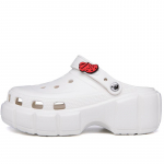 Vasariniai moteri&scaron;ki paauk&scaron;tinami 4 cm Madingi PVC neslystantys moteri&scaron;ki sandalai 36 balta