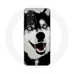 Coque pour Xiaomi Redmi Note 11S Husky de Sib&eacute;rie Yeux Bleus