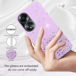 Dėklas, skirtas OPPO A78 A58 A18 A38 A79 4G A98 A96 A76 A16 A15 A57 A77 5G Reno 10 Pro 8 7 Lite 6 dangtelis, skaidrus blizgus blizgus Bling silikonas, mink&scaron;tas plonas OPPO A96