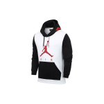 Air Jordan Spalvų bloko logotipas su užra&scaron;u, su flisu pamu&scaron;tu kapi&scaron;onu vyrams, baltas CK1349-100 XS