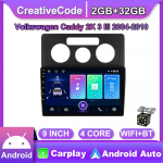 Skirta Volkswagen Caddy 2K 3 III 2004&ndash;2010 Carplay Android Car Radio GPS Navigation 2din 2+32GB 2+32GB