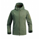 Neper&scaron;lampama lauko striukė &bdquo;SoftShell&ldquo; striukė medžioklei vėjo striukė slidinėjimo paltai žygiams nuo lietaus kempingo žvejybai taktiniai drabužiai vyrams ir moterims didelio dydžio S armijos žalia spalva