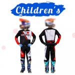 motokroso pavarų rinkinys vaikams 20 22 24 26 28 lenktyninis kostiumas MX MOTO Megztiniai ir kelnaičių komplektai Jaunimui vaikai berniukai mergaitei Motociklas BMX Visureigis dviratis Combo M-22