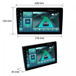 2 din universalus automobilinis belaidis radijas Carplay Android Auto 9 colių GPS navigatorius Multimedijos grotuvas Wi-Fi FM BT automobilinis aparatas 4-core 1GB+32GB