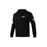Puma Power Colorblock su užtrauktuku vyri&scaron;kas džemperis su gobtuvu Juodas 676668-01 S