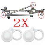 2 vnt. Automobilio priekinio stiklo valytuvų traukės įvorė Toyota For Landcruiser 60 FJ60 FJ62 HJ60 Plastikiniai priedai transporto priemonėms CHINA