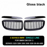Skirta BMW 5 serijos F10 F18 520 523 525 530 automobilio priekiniam buferiui inkstų grotelių grotelių gaubto tinklelio dvigubos linijos centrinių grotelių tvirtinimo kėbulo komplektas