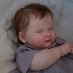 Reborn kūdikis lėlė Jozefas Mielas Rankų darbo 50/60cm Mink&scaron;tas Medžiaginis Kūnas Simuliacinės Lėlės Realisti&scaron;ka 3D Dažyta Oda Naujagimio Lėlė Vaikams Dovana 50cm Cloth Body Doll