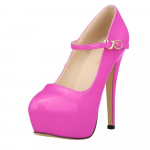 Moteri&scaron;ki platforminiai auk&scaron;takulniai Stiletto Seksualūs 14cm Apvalūs pir&scaron;tai Pole Dance Bateliai Madingi vakarėlio Suknelės Sagtis Vestuviniai Batai Didelis Dydis 44 43 beige