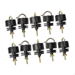 10x Electric Fence Insulators Screw in Multipurpose Fencing for Agricultural