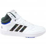 Vyri&scaron;ki sportiniai batai Adidas GY4747 Hoops 3.0 Mid balti r. 42 42 balta