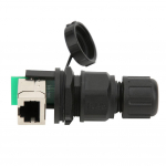RJ45 90 laipsnių RJ45 jungtis 8 kontaktų tinklo tiltas vandeniui atspari jungtis jungtis