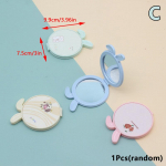 Rankinis makiažo veidrodėlis dvipusis mini ne&scaron;iojamas ki&scaron;eninis sulankstomas apvalus makiažo veidrodėlis kelionėms grožio kosmetikos įrankis