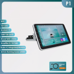 Automobilinis multimedijos grotuvas Hizpo pasukamas 1 DIN Android 13 automobilinis radijas GPS navigacijos grotuvas P1 4Core 1G 32G