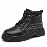 Rudens žiemos mada Balti batai vyrams Patogūs mink&scaron;ti vyri&scaron;ki ankle boots Odiniai platforminiai batai Laisvalaikio vyri&scaron;ki Botas Masculino 39