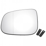 INFINAUTO Suderinamas su Volvo Kairės Vairuotojo Pusės Veidrodžio Stiklo Pakeitimas Su Atramine Plok&scaron;te 18cm / 7.09 inch balta