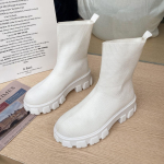 Moteri&scaron;ki batai Slip On Western Kulk&scaron;nies Batai Platforma Megztos Moteri&scaron;kos Rudeninės Kojinės Batai Moteri&scaron;ki Madingi Moteri&scaron;ki bateliai 43 balta