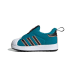Adidas Originals Superstar Drobė Patogūs žemi vaik&scaron;čiojimo batukai Kūdikių batukai Mėlyni Juodi Balti EE6418 21