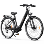 Elektrinis dviratis ONESPORT OT07 250W variklis Miesto elektrinis dviratis Maksimalus greitis 25 km/h 36V 14AH Maksimalus nuotolis 90 km Keliamoji galia 120 kg 36V 14AH balta