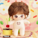 20cm Kawaii Medvilnės Lėlės Anime Pliu&scaron;inis Kim&scaron;tinis Figūrėlė Varpelis Orchidėja/Žalioji Slyva/Drugelio Lėlė Dėvimi Drabužiai Pasipuo&scaron;imui Dovanos without skeleton