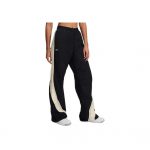 Under Armour Iconstorm Crinkle Tear Away madingos, patogios, madingos, paprastos laisvalaikio kelnės moterims, juodos 6000277-001 M