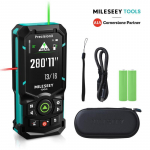 MILESEEY S50 Lazerinis atstumo matuoklis 120M Įkraunamas Žalias Lazeris Matavimo juosta Su Bluetooth, Powerburst technologija, Lazerinis žymeklis
