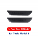 Priekinės ir galinės durų slenksčių apsaugos Tesla Model 3 2025 m. Apsauga nuo įbrėžimų Dangtelis Model3 2025 m. TPE Apsauga Interjero Aksesuarai