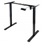 Stelaż biurka regulowany elektrycznie Furvero 1-silnikowy (blat max. 120-140 x 60-70 cm) czarny N