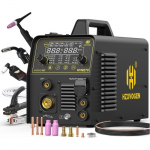 6 viename suvirinimo aparatas - HZXVOGEN HVM270 - 200 A - MIG/TIG/MMA/CUT - Sinergetinis IGBT